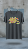 Unisex Tee With Neon Graffiti Print